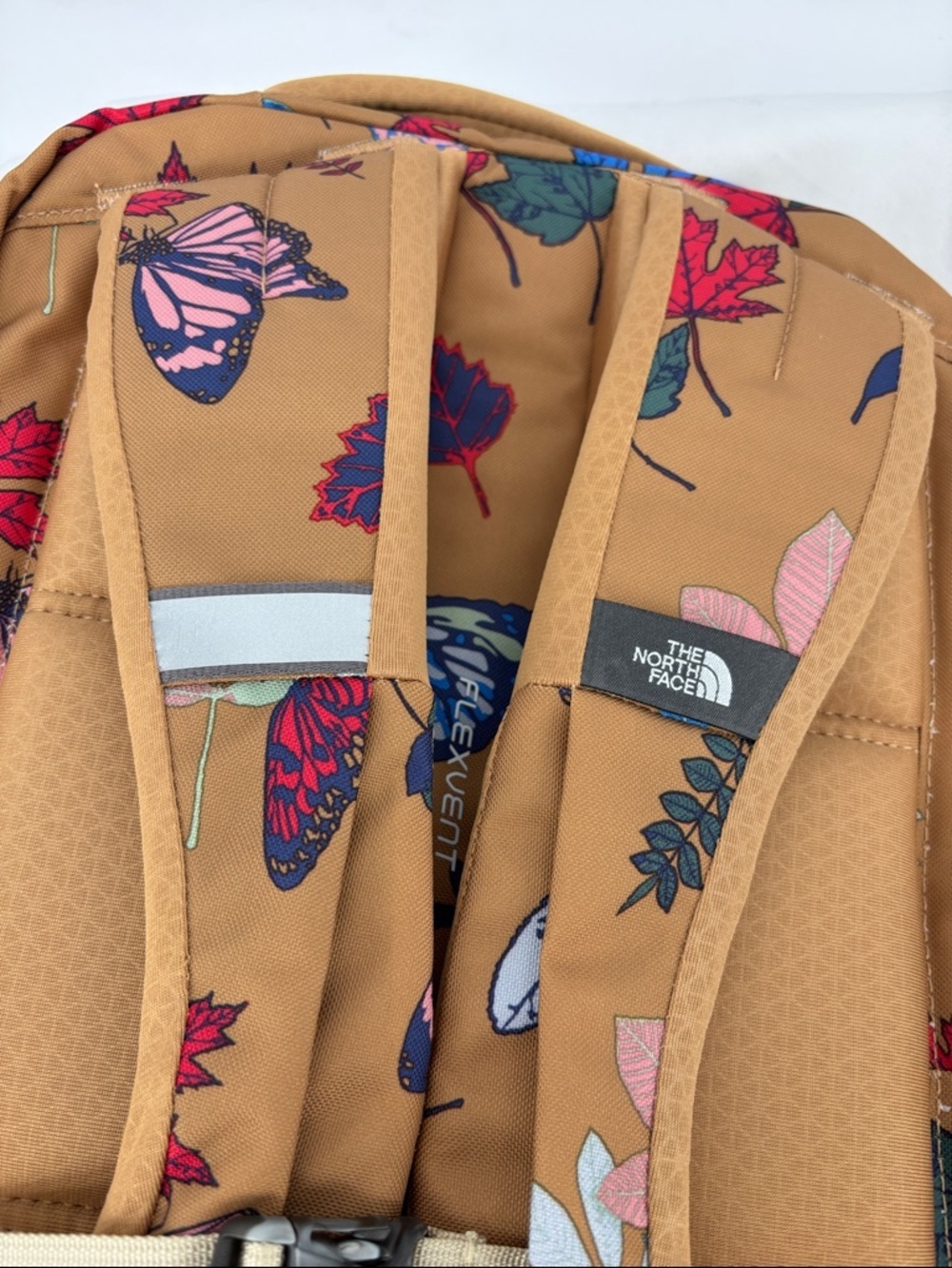 The North Face Jester almond butter Floral & Butterfly Jester flexvent Backpack - Picture 10 of 16